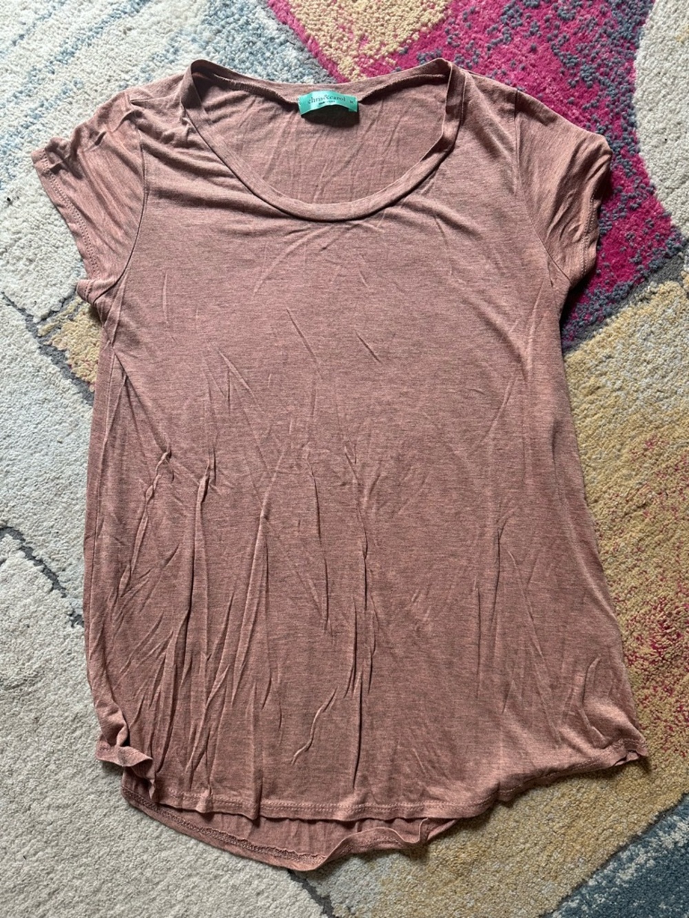 Venley & Chris & Carol & Coco Main medium t shirt set mustard cream & mauve (3) - Picture 10 of 14